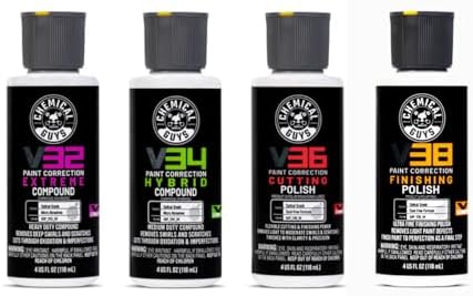 Chemical Guys, V Line Polish & Compound Kit, Paint Correction, 4 x 16 oz