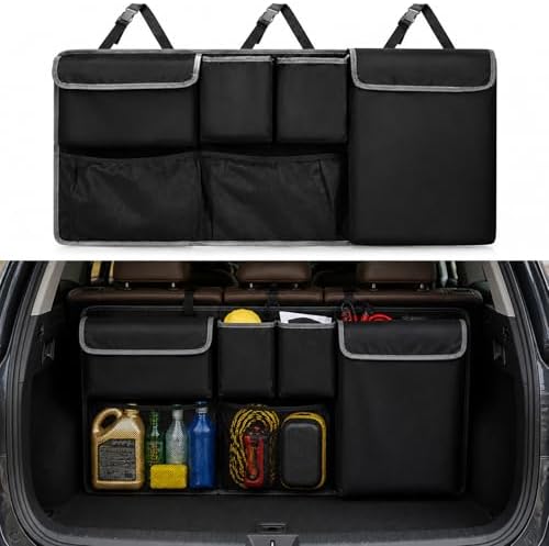 Car Trunk Organizer Backseat Hanging Storage Bag for 2000-2026 Subaru Crosstrek Forester Outback Ascent Premium Sport Limited Base Touring XT SUV Accessories