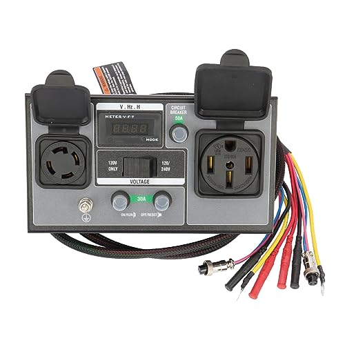 GENMAX 50-Amp RV Ready Parallel and Series Kit for Linking Two 120v GENMAX Inverter Generators to get 240v Output Ideal for Camping Outdoor & Home Backup