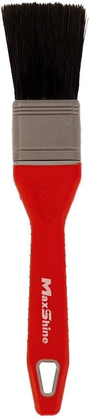 Maxshine Small Flat Detailing Brush | Precision Soft-Grip Tool for Crevices, Interior, Wheels & Trim | Scratch-Safe, Ergonomic, Detailing & Cleaning Accessory