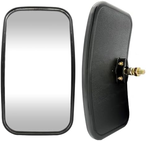 8" x 4.5" Universal Forklift Side View Mirror, 1 Pack Wide Angle Blind Spot Mirror For Trucks Trailer Loader Cars RVs