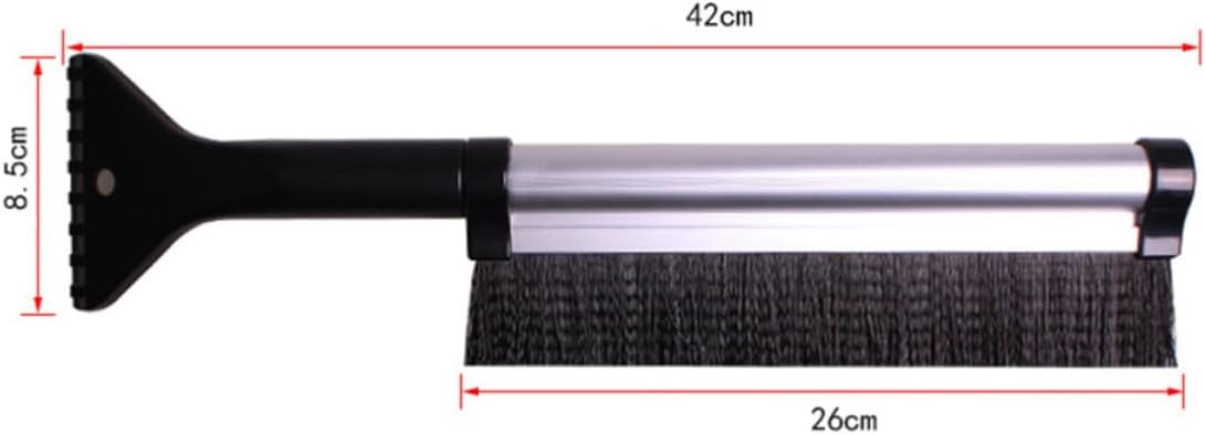 Extendable Snow Brush Black Ice Scraper for Car and Truck