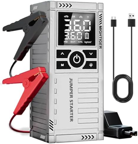 3000A Car Battery Jump Starter with Air Compressor