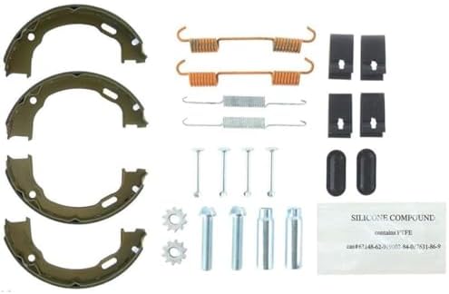 2X Rear Parking Brake Shoes Parking Brake Hardware Kit Emergency Brake Kit