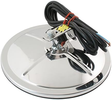 GG Grand General 33082 8” Round Convex Heated Blind Spot Mirror for Trucks, Buses, Utility Vehicles and more
