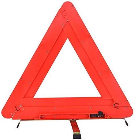 Car Warning Triangle Emergency Reflective LED Lights Warning Roadside Safety Triangle Sign Vehicles Flashing Red Light for Car Break Down Roadside Emergency
