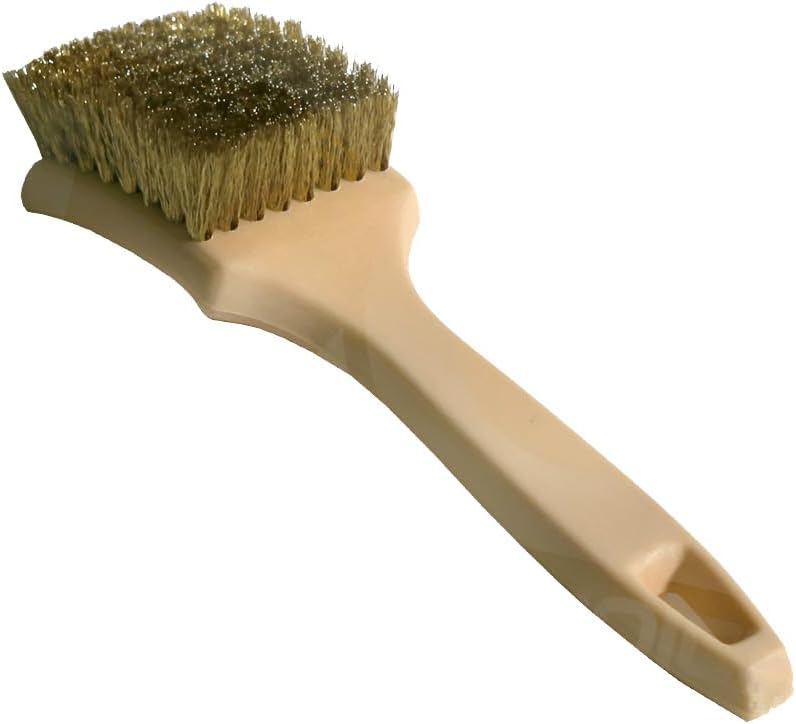 Nanoskin Deep Clean Scrub Brush for Carpet Mats, Black, 8.5"