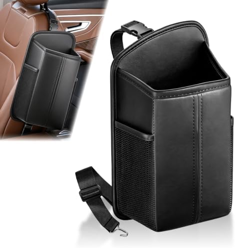 Car Tissue Holder, Leather Car Front Seat Side Tissue Holder, 1PCS