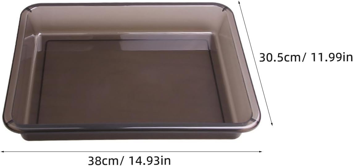 VICASKY Trunk Boot Mat Tray for Car Floor Protection,Multi-Purpose Plastic Shoe Trays Mat Auto Organizer Compact Case Storage Entryways for Essentials and Sundries 14.93X11.99X2.36in