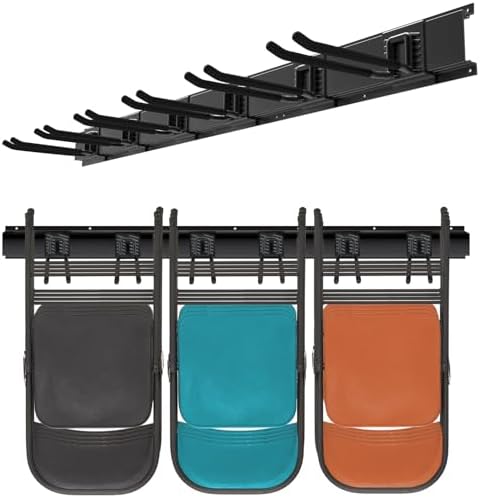 Garage Hooks Heavy Duty Tool Organizer (4 Pack) 12.4" Wall Mount Hanger Rack Garage Storage Utility Hooks for Hanging Car Tires, Ladders, Chairs, Hoses, Power Tool, Bulk Items, Ropes, etc.