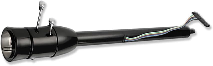 GM 28" Floor Shift Tilt Manual Steering Column Black with Adapter