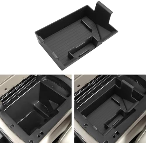 LFOTPP Silverado Center Console Organizer for 1st Gen 2003-2006 Silverado Sierra 1500 2500HD 3500HD/ 2007 Silverado Sierra Classic / 2002-2006 Avalanche Accessories - Full Console w/Bucket Seats Only