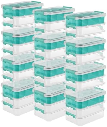 Sterilite 14138606 Layer Stack & Carry Box, 10-5/8-Inch