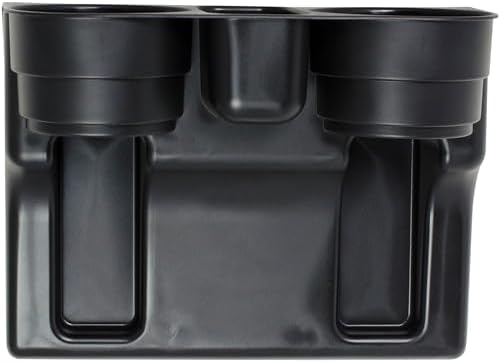 Custom Accessories Seat Wedge Cup Holder, Center Storage for Smartphones