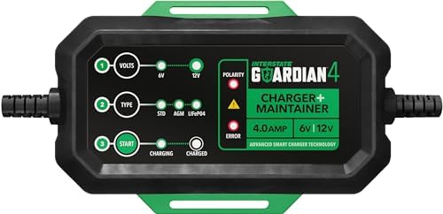 Interstate Batteries 12V/6V Battery Charger & Maintainer 4.0A
