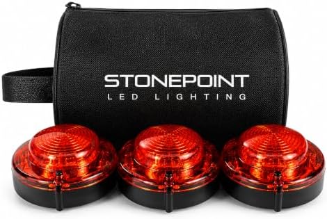 LED Emergency Road Flare Kit Set of 3