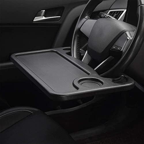 Steering Wheel Table - Portable Car Desk Tray for Dining, Fits Most Vehicles