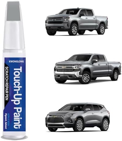 for Chevy Silver Ice Metallic (GAN/WA636R) Car Touch-Up Paint, Compatible with Chevrolet-GMC Car Paint Scratch Repair Kit, Quick & Easy Solution to Repair