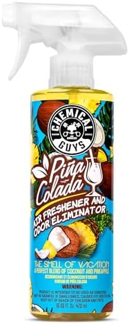 Chemical Guys AIR22916 Pina Colada Air Freshener and Odor Eliminator, (Great for Cars, Trucks, SUVs, RVs, Home, Office, Dorm Room & More) 16 fl oz