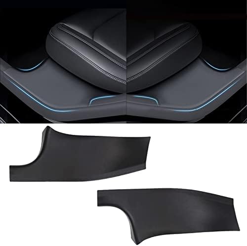 FASTCHE for Tesla Model Y Door Sill Protector 5 Seater (NOT Fit 7 Seater) Rear Door Car Pedal Kick Protection Strip Styling Covers Accessories(2 Packs)