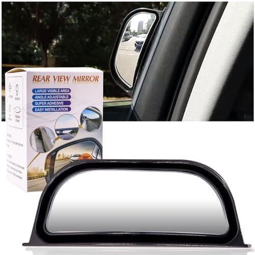 Biqing Universal Blind Spot Mirror - Rear View Mirror for Second Row Car Door Safety