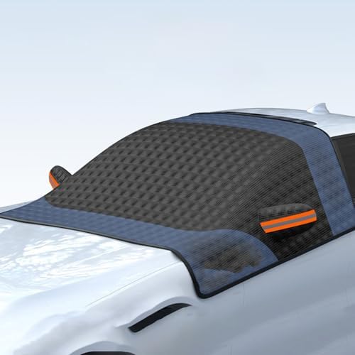 Car Magnetic Windshield Snow Cover for Mazda CX-5 2012-2025, All Weather Application Windshield Cover, Snow Protector, Winter Car Front Window Accessories,B-No Magnetism