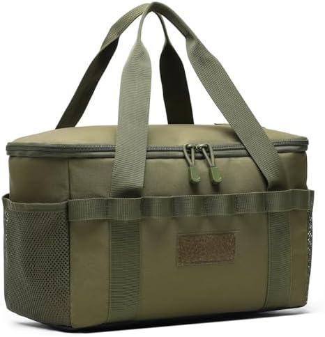 Tactical Camping Storage Bag 14L Tactical Utility Tote Bag Camping Cookware Organizer Trunk Organizer
