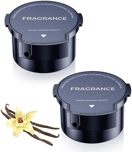 Hitolza Car Air Freshener Refill - Pack of 2, Can be Used for 4~6 Months - Made with Natural Plant Extracts - Vanilla Dream