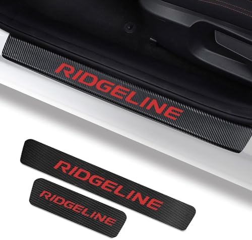 Car Door Sill Guard Protector Compatible with Honda Ridgeline Accessories, Door Sill Scuff Plate Sticker