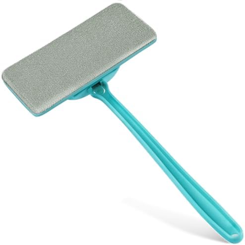 Professional Window Screen Cleaner- Large Brush Face for Door Mesh Cleaning- Detachable Mesh Screen Cleaning Tool- Wet and Dry Dual-Use