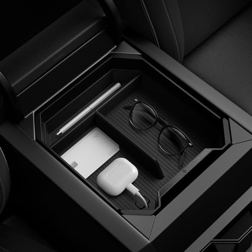 Spigen Center Console Organizer Tray Designed for Tesla Cybertruck Accessories 2026/2025/2024/2023 (Top) (Carbon Edition)