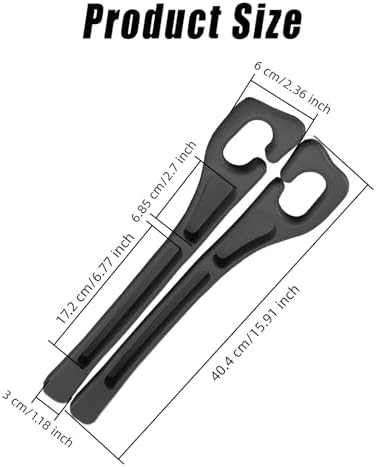 Car Seat Gap Filler, 2 Pack Car Seat Gap Filler Organizer, Anti-Drop Side Console Storage Pocket with Storage Slot, Universal for Auto SUV Truck Interior Accessories, Black
