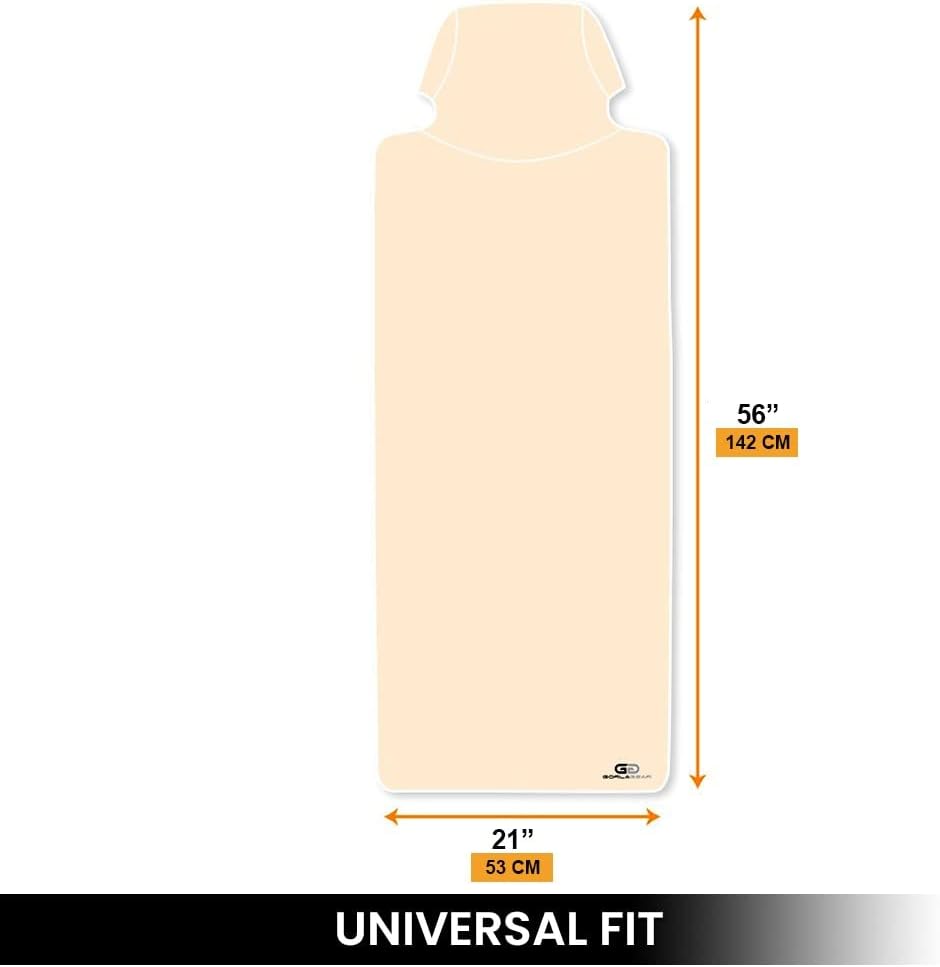 Gorla Gear Beige Premium Universal Fit Waterproof Stain Resistant Tan Khaki Car Seat Cover Neoprene Non-Slip Bucket Seat Dog Sweat Proof Protector Save Your Leather Cloth Seats Van Truck SUV Sedan