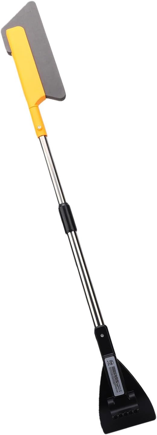 Car Snow Brush, 78-94cm Extendable, Serrated Blade