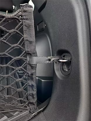 Rear Trunk Organizer Cargo Net for Cadillac XT5 2017-2026 – Envelope Style Cargo Net for SUV–Premium Mesh Elastic Car Trunk Organizer Vehicle Carrier Storage–Compatible with Caddy XT5