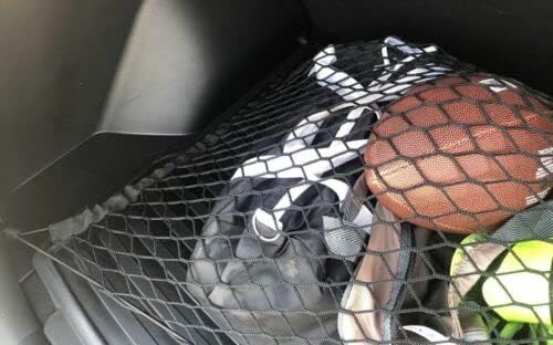 Trunk Organizer Cargo Nets for Kia EV6 2022–2025 – Envelope + Floor Style Cargo Nets for SUV Truck – Premium Mesh Car Trunk Organizer Vehicle Carrier Storage – Compatible with EV6