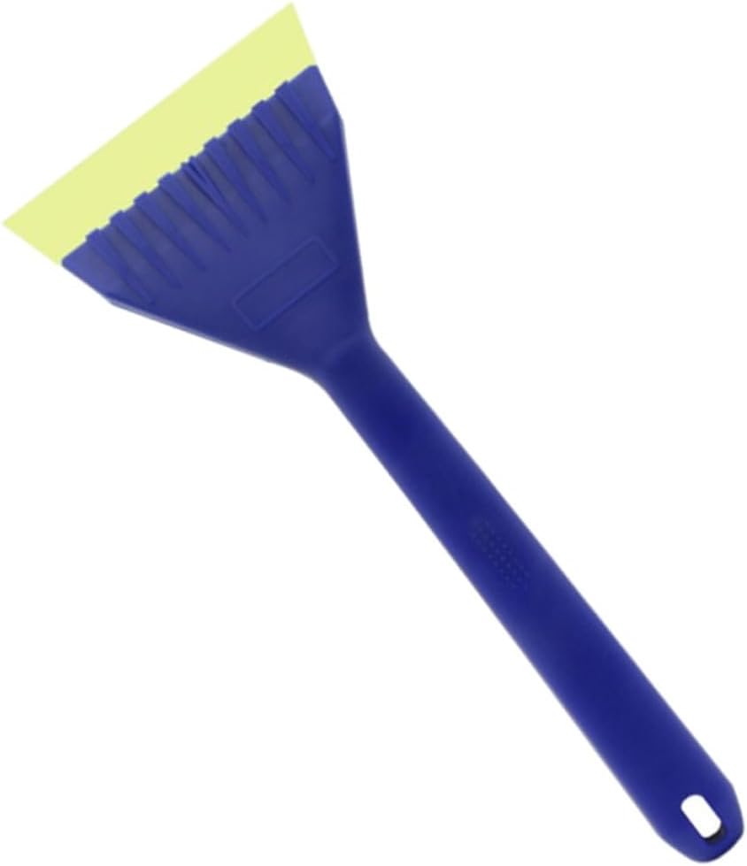 Alipis Long Handle Ice Scraper Brush Blue for Car Snow Removal
