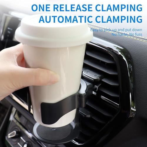Car Cup Holder for Corvette C5 1997-2004, Interior Expanded Cup Holders Clip on Auto Beverage Holders Hanging Vehicle Car Air Vents