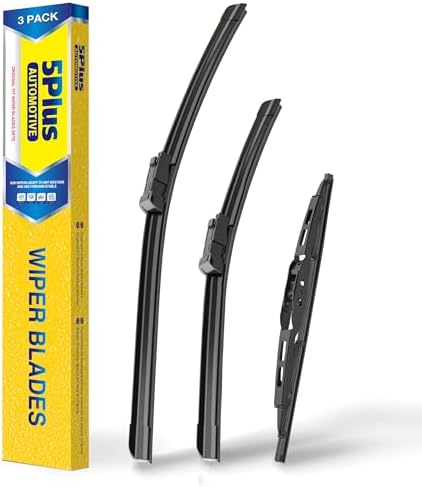 5 PLUS Windshield Wipers Replacement For 2013-2021 Buick Encore, 2015-2022 Chevrolet Trax Windshield Wipers, Original Equipment Automotive Replacement Windshield Wiper Blades 26"+14"+10"(3 Wipers)