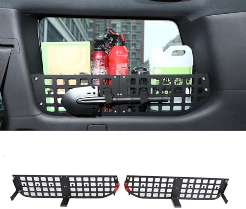 Trunk Side Window Molle Panels Compatible with Toyota Land Cruiser Prado 250 J250 LC250 2024 2025 2026 Rear Window Left Right Side Storage Rack Bracket Organizer Accessories