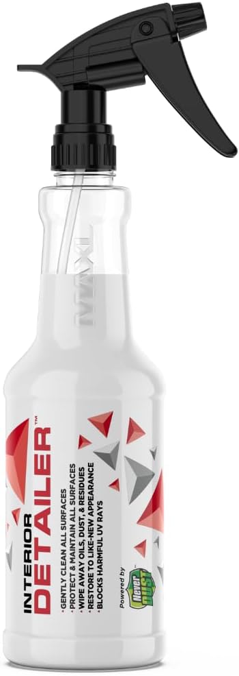 MAXL® Interior Car Cleaner Detailer Spray, NeverDust® Technology, 6 x 20 oz | Repels Dust, Wipes Oil, Residue with Matte Finish for Leather, Dash, Trim & Screens, Safe on All Surfaces