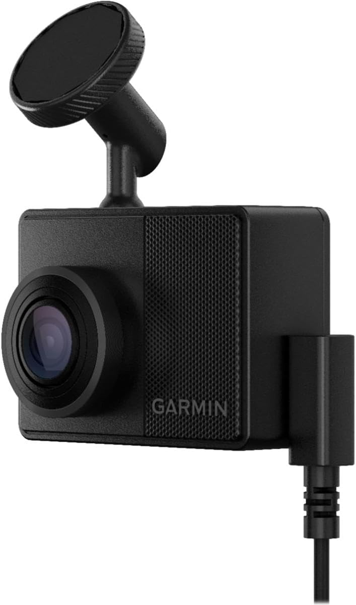 Garmin Dash Cam 67W, 1440p and Extra-Wide 180-degree FOV, Monitor Your Vehicle While Away w/New Connected Features, Voice Control, Compact and Discreet, Includes Memory Card - 010-02505-05