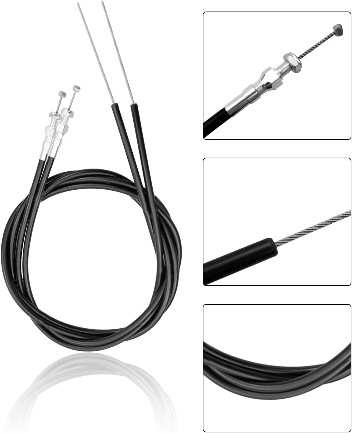 330-9371 Parking Brake Cable Kit Fit for Wilwood 110" Long Cables