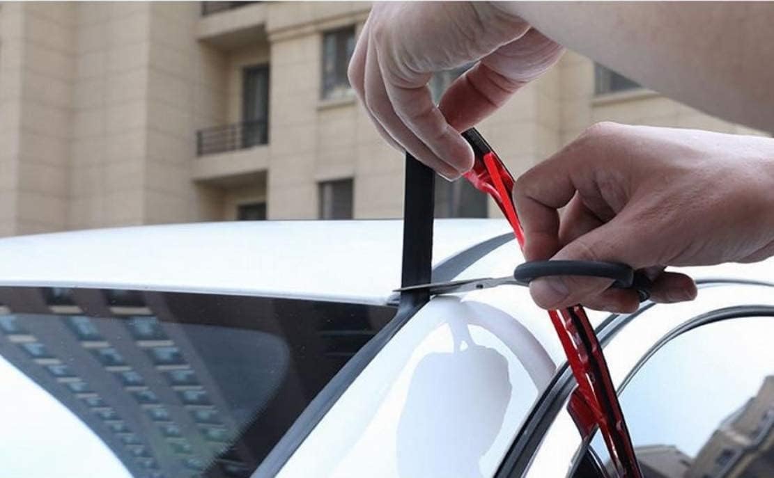 True LINE Automotive 6 Feet Car Windshield Weather Seal Rubber Stripping Trim Cover Leak Sound Proofing Kit