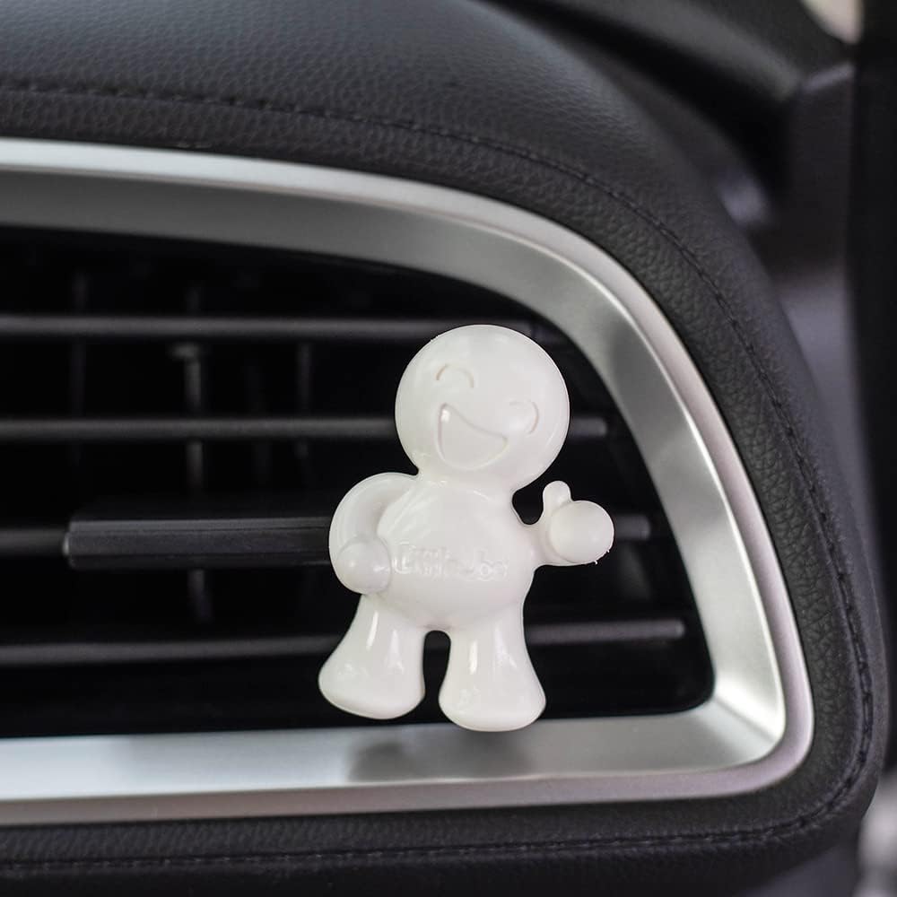 Little Joe 96401 New Car Scent Car Air Freshener Clips to A/C Air Vent Uses Alcohol-Free Fragrance Oil is Non-Hazardous and Non-Toxic Plastic, Pack of 2