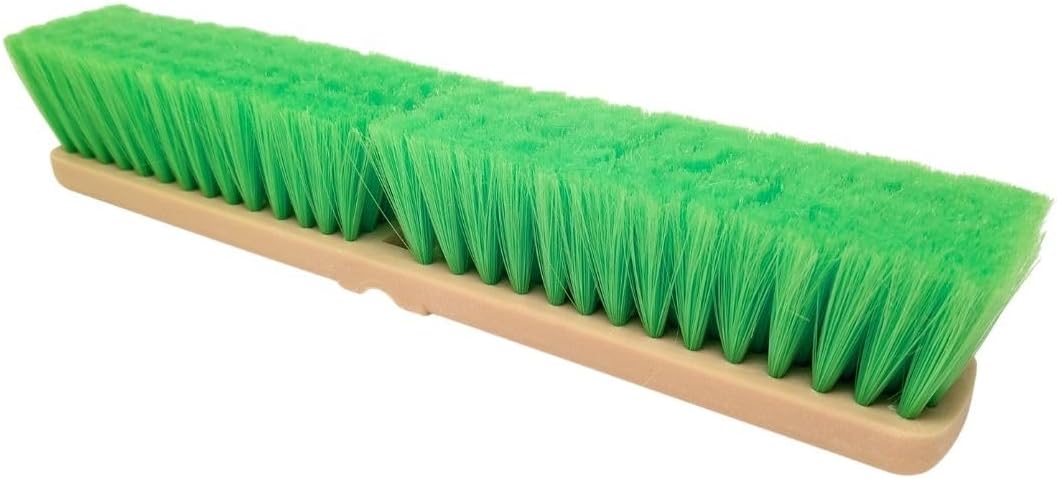 Teravan Green Flow Through Essential Flagged-End Brush Head, 18-Inch