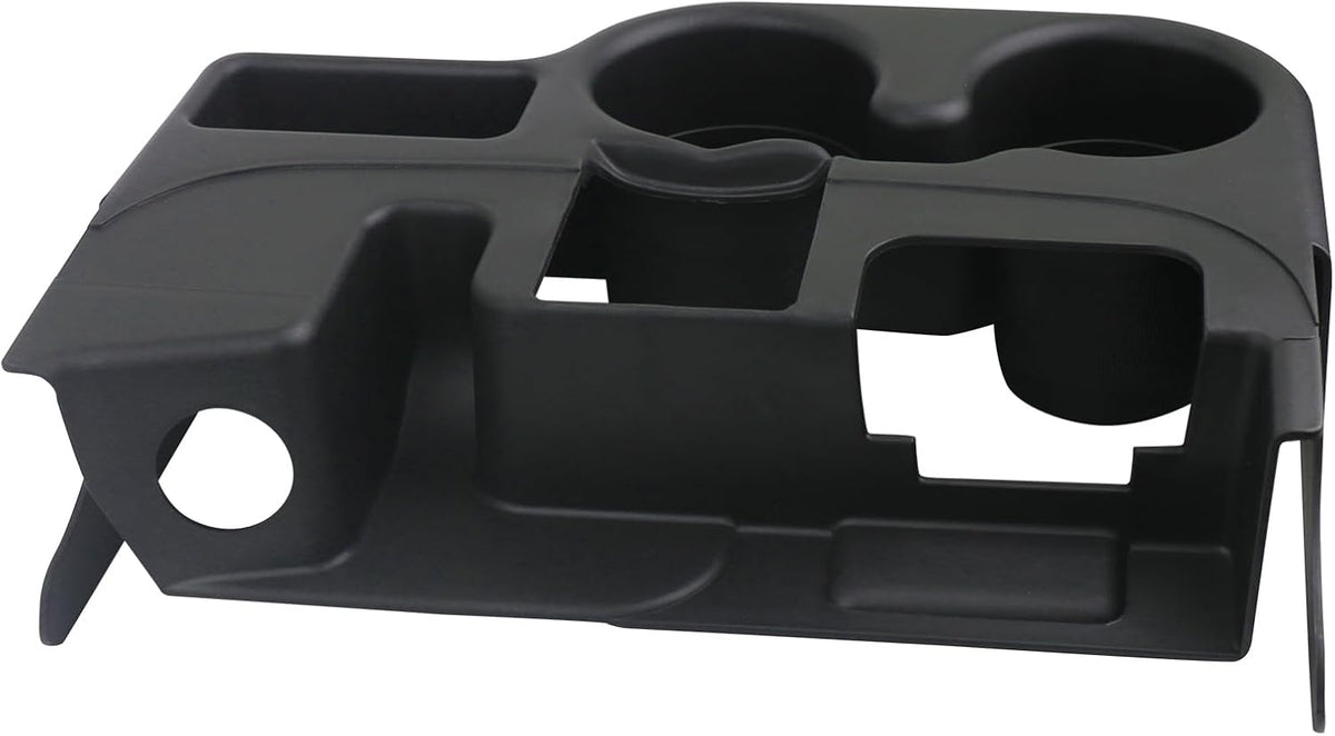 Cup Holder Attachment for Center Console | Compatible with 2003-2012 Dodge Ram 1500 2500 3500 Truck | Replaces SS281AZAA Front Seat Add-On Cupholder Tray Insert
