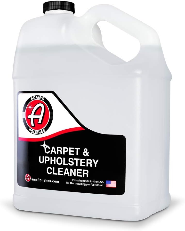 Adam's Polishes Carpet & Upholstery Cleaner (16oz) - Powerful Car Carpet Cleaner For Auto Detailing, Cloth & Fabric Interior Cleaning Solution, Stain Remover For Car Seat, Floor Mats & More