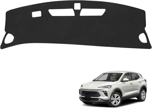Black Dashboard Dash Board Cover Mat Carpet for Buick 2024-2025 2026 Encore GX Accessories Dash Cover Flannel Material Dash Mat Sunshade