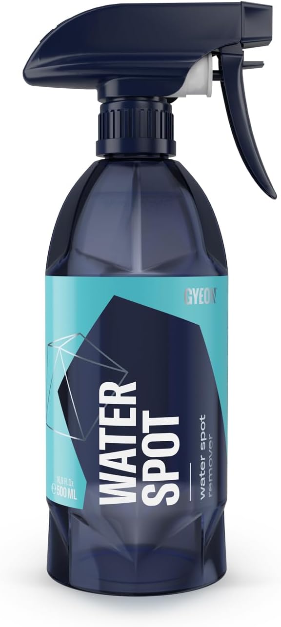 GYEON Water Spot Remover for Paint Safe Use on Ceramic Coating Hard Water Stain Cleaner Mineral Deposit Dissolver Auto Detailing Chemical Protects Finish Enhances Gloss Easy Panel by Panel Application